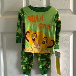 Disney Baby Simba Lion King Pajamas 9 Months